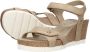 Panama Jack Julia Sandalen Met Sleehak Dames Taupe - Thumbnail 10