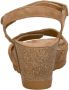 Panama Jack Platform Wedge Sandals Brown Dames - Thumbnail 5