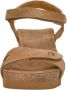 Panama Jack Platform Wedge Sandals Brown Dames - Thumbnail 6