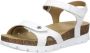 Panama Jack Comfortabele platte sandalen voor vrouwen White Dames - Thumbnail 12