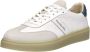 Pantofola d'Oro Argentario leren sneakers wit lichtbeige - Thumbnail 6