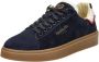 Pantofola D'Oro Blauwe Suède Lage Sneakers Blue Heren - Thumbnail 4