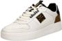 PME Legend Witte Leren Sneaker met Bruine en Zwarte Details White Heren - Thumbnail 10