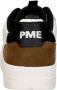 PME Legend Witte Leren Sneaker met Bruine en Zwarte Details White Heren - Thumbnail 11