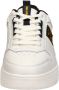 PME Legend Witte Leren Sneaker met Bruine en Zwarte Details White Heren - Thumbnail 12