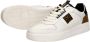 PME Legend Witte Leren Sneaker met Bruine en Zwarte Details White Heren - Thumbnail 13