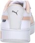Puma Carina Street leren sneakers wit roze Meisjes Leer Meerkleurig 29 - Thumbnail 5