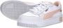 Puma Carina Street leren sneakers wit roze Meisjes Leer Meerkleurig 29 - Thumbnail 8