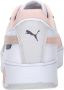 Puma Carina Street leren sneakers wit roze Meisjes Leer Meerkleurig 36 - Thumbnail 5