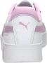Puma Carina Street leren sneakers wit lila Meisjes Leer Meerkleurig 35.5 - Thumbnail 5