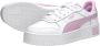 Puma Carina Street leren sneakers wit lila Meisjes Leer Meerkleurig 35.5 - Thumbnail 7