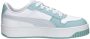 Puma Carina Street leren sneakers wit lichtblauw zilver Meisjes Leer Meerkleurig 35 - Thumbnail 6