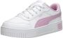 Puma Carina Street leren sneakers wit lila Meisjes Leer Meerkleurig 35 - Thumbnail 8