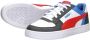 Puma Caven 2.0 Block sneakers wit rood blauw Imitatieleer 35.5 - Thumbnail 7