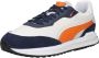 Puma City Rider Electric sneakers donkerblauw lichtblauw oranje - Thumbnail 6