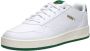 Puma Klassieke Court Sneaker met Groene en Gouden Accenten White Heren - Thumbnail 8