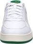 Puma Klassieke Court Sneaker met Groene en Gouden Accenten White Heren - Thumbnail 10