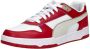 PUMA RBD Game Low Unisex Sneakers White-Club Red-Alpine Snow - Thumbnail 3