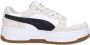PUMA Rebound Femme Low SD Dames Sneakers White- Black-Frosted Ivory - Thumbnail 11