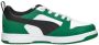 Puma Rebound V6 Lo sneakers wit zwart groen Jongens Meisjes Imitatieleer 33 - Thumbnail 7