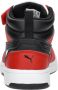 Puma Rebound V6 Mid sneakers wit zwart rood Imitatieleer 28 - Thumbnail 14