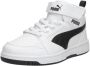 Puma Rebound V6 Mid sneakers wit zwart Imitatieleer Meerkleurig 35 - Thumbnail 9