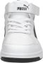 Puma Rebound V6 Mid sneakers wit zwart Jongens Meisjes Imitatieleer Meerkleurig 28 - Thumbnail 6