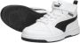 Puma Rebound V6 Mid sneakers wit zwart Jongens Meisjes Imitatieleer Meerkleurig 28 - Thumbnail 7