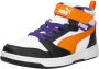PUMA Rebound V6 Mid AC+ PS Unisex Sneakers White-Orange Glo- Black - Thumbnail 3