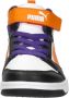 PUMA Rebound V6 Mid AC+ PS Unisex Sneakers White-Orange Glo- Black - Thumbnail 6