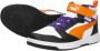 PUMA Rebound V6 Mid AC+ PS Unisex Sneakers White-Orange Glo- Black - Thumbnail 7