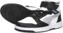 PUMA Rebound V6 Mid Space Belle AC+ PS Meisjes Sneakers Black-Lilac Crush- White - Thumbnail 12