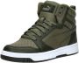 Puma Rebound V6 Mid sneakers groen Jongens Meisjes Polyester 38 - Thumbnail 3