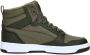 Puma Rebound V6 Mid sneakers groen Jongens Meisjes Polyester 38 - Thumbnail 5