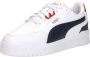 PUMA Shuffle Downtown Jr. kids sneaker Wit blauw - Thumbnail 5