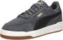 PUMA Shuffle Downtown suede heren sneakers grijs Uitneembare zool - Thumbnail 5