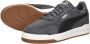 PUMA Shuffle Downtown suede heren sneakers grijs Uitneembare zool - Thumbnail 8