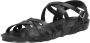 Red-Rag 79226 Volwassenen Platte sandalenDames Sandalen Zwart - Thumbnail 6