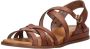 Red Rag Sandalen Plat Sandalen Plat cognac - Thumbnail 5