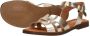 Red Rag Sandalen Plat Sandalen Plat Goudkleur - Thumbnail 12