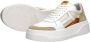 RED-RAG Lage Sneakers Dames 72118 Maat: 38 Materiaal: Leer Kleur: Oranje - Thumbnail 8