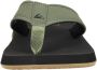 Reef The layback Black Olive Heren Slippers Teenslippers Groen - Thumbnail 12