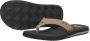 Reef THE LAYBACK Black tan Heren Teenslippers Zwart Bruin - Thumbnail 8