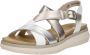 Remonte Sandalen Elisabeth Hurley-Collection sleehak zomerschoen sandaal met kruisbandage - Thumbnail 4