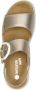 Remonte Leren Dames Sandalen Goud - Thumbnail 12