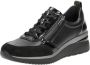 Remonte Sneakers Laag Veterschoenen Laag Zwart - Thumbnail 3