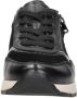 Remonte Zwarte Leren Dames Sneakers Slangenprint Zwart - Thumbnail 9
