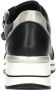 Remonte Stijlvolle Comfort Sneaker met Gouden Accenten Black Dames - Thumbnail 11