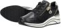 Remonte Stijlvolle Comfort Sneaker met Gouden Accenten Black Dames - Thumbnail 12