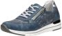 Remonte Blauwe Sneaker met Metallic Accenten Blue Heren - Thumbnail 6